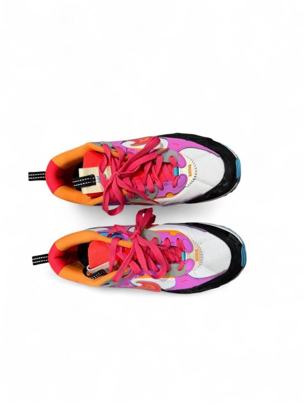 Nike Kids Multicolor Sneakers in Pink, Orange & Black